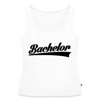 bachelor - Frauen Premium Organic Tank Top - Weiß - Vorne - AI Model Female 172 light (172cm)