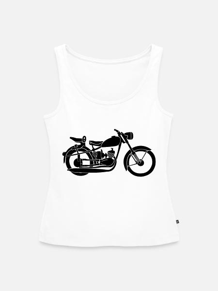 RT MZ Motorrad - Frauen Premium Organic Tank Top - Weiß