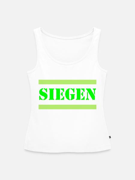 Siegen - Frauen Premium Organic Tank Top - Weiß