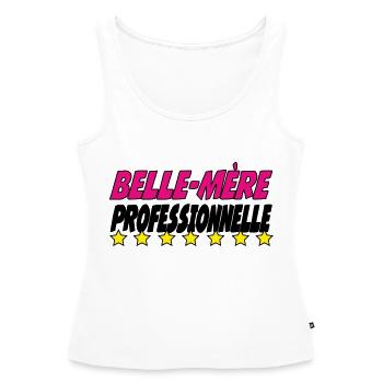 PROFESSIONELL Schwiegermutter - Frauen Premium Organic Tank Top - Weiß - Vorne - AI Model Female 172 light (172cm)