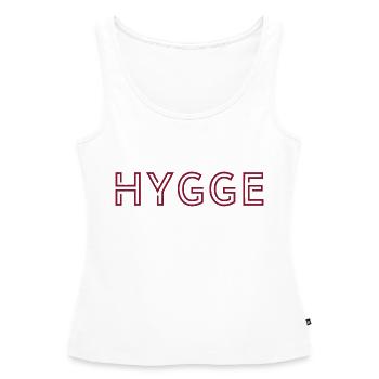 Hygge Scandinavian Lifestyle - Frauen Premium Organic Tank Top - Weiß - Vorne - AI Model Female 172 light (172cm)