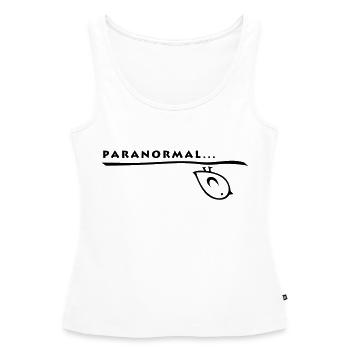 TWEETLERCOOLS - PARANORMAL - Débardeur bio Premium Femme - blanc - Devant - AI Model Female 172 light (172cm)