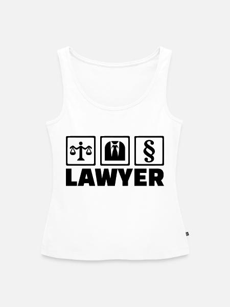 Anwalt - Frauen Premium Organic Tank Top - Weiß