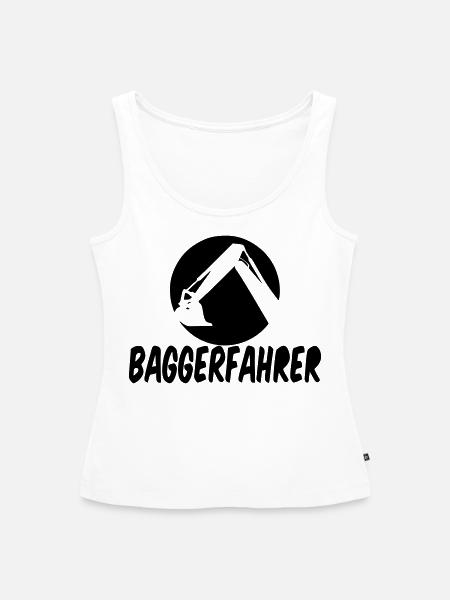 Bagger - Frauen Premium Organic Tank Top - Weiß
