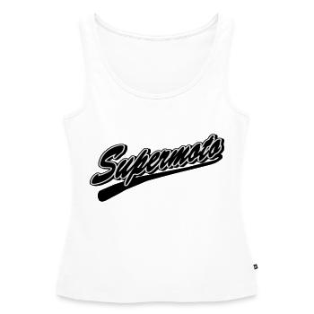 Supermoto - Frauen Premium Organic Tank Top - Weiß - Vorne - AI Model Female 172 light (172cm)