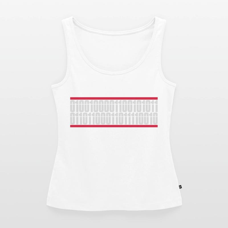Binary Code Program Language Women’s Premium Organic Tank top