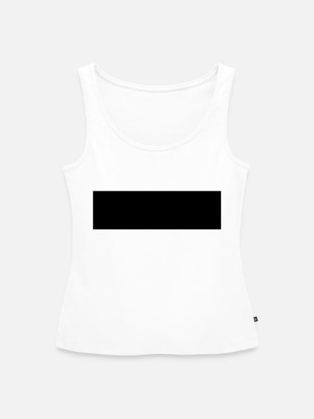 Rechteck - Frauen Premium Organic Tank Top - Weiß