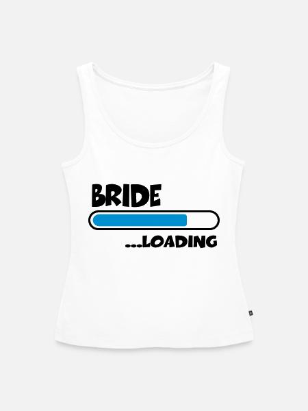 Bride loading - Frauen Premium Organic Tank Top - Weiß