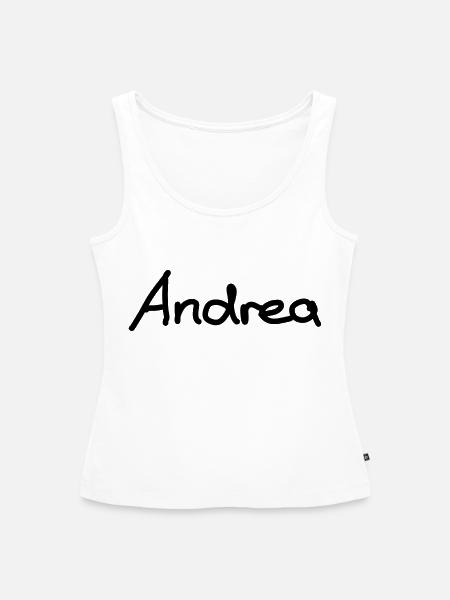 Andrea - Frauen Premium Organic Tank Top - Weiß