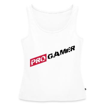 eSport Pro Gamer - Frauen Premium Organic Tank Top - Weiß - Vorne - AI Model Female 172 light (172cm)