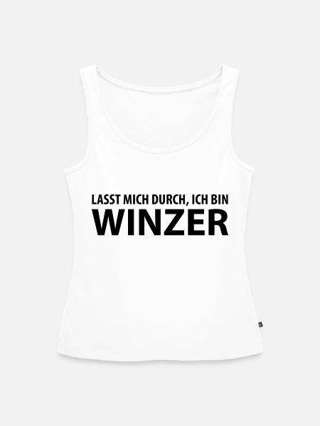 winzer - Frauen Premium Organic Tank Top - Weiß
