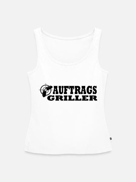 Auftragsgriller - Frauen Premium Organic Tank Top - Weiß