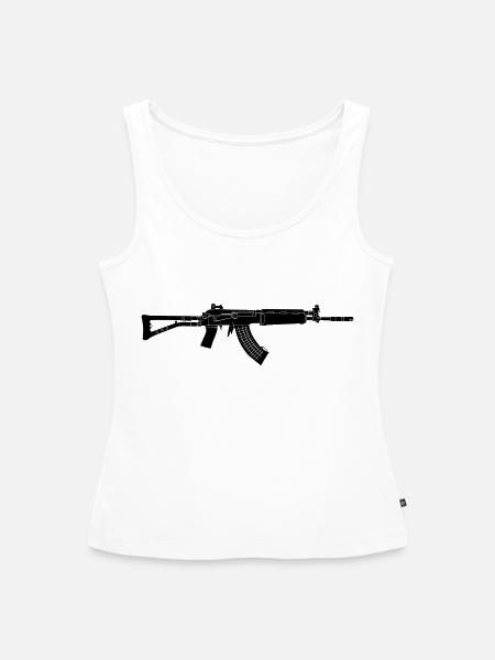 Sturmgewehr RK 95 TP - Frauen Premium Organic Tank Top - Weiß