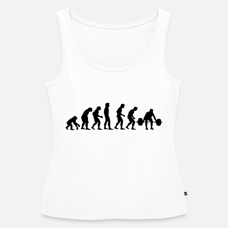 athletics evolution - Débardeur bio Premium Femme - blanc