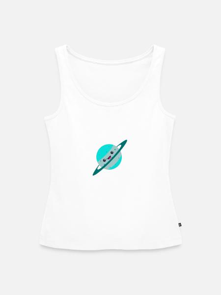 planet - Frauen Premium Organic Tank Top - Weiß