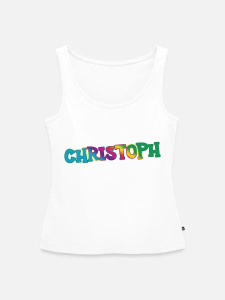 Christoph - Frauen Premium Organic Tank Top - Weiß