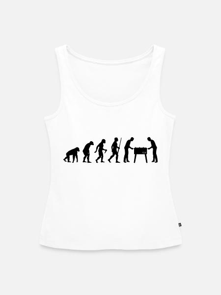 Tischkicker Evolution - Frauen Premium Organic Tank Top - Weiß