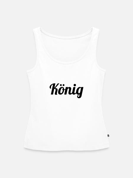 König - Frauen Premium Organic Tank Top - Weiß