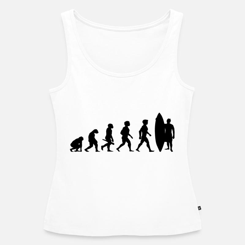 Evolution Surf Surfers surf surf - Débardeur bio Premium Femme - blanc