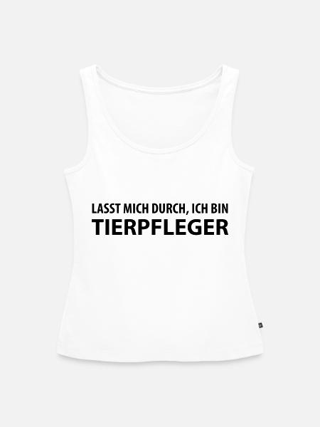 tierpfleger - Frauen Premium Organic Tank Top - Weiß