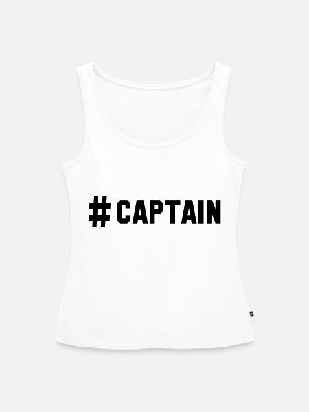 # captain - Frauen Premium Organic Tank Top - Weiß