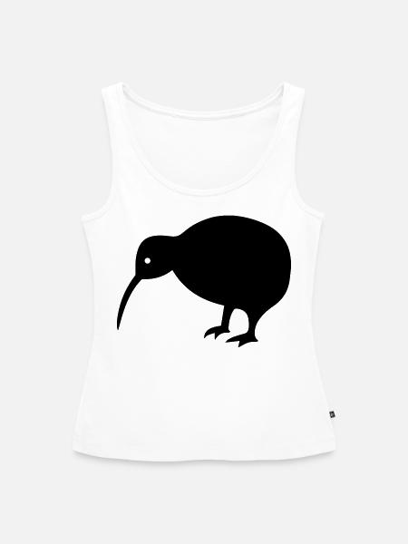 Kiwi - Frauen Premium Organic Tank Top - Weiß