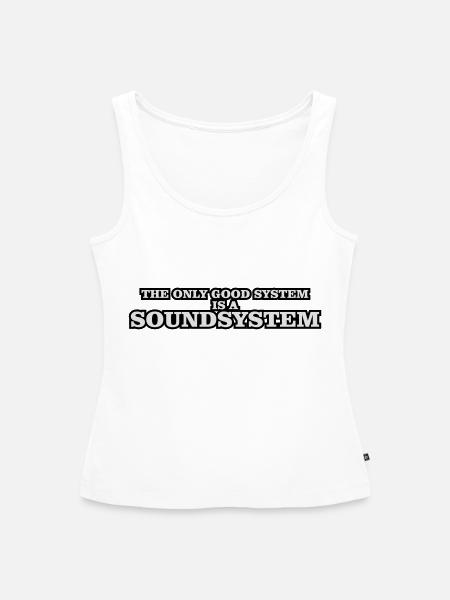 soundsystem - Frauen Premium Organic Tank Top - Weiß