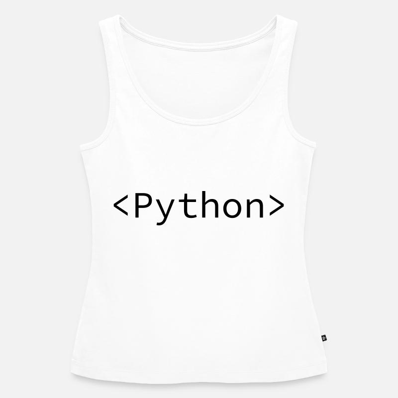 python - Women’s Premium Organic Tank top - white