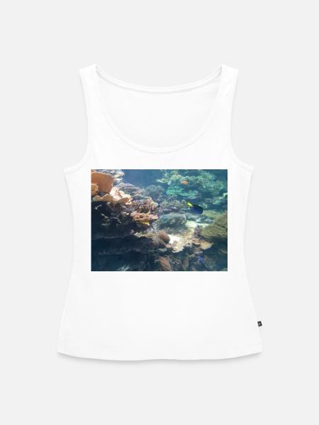 Aqua - Frauen Premium Organic Tank Top - Weiß