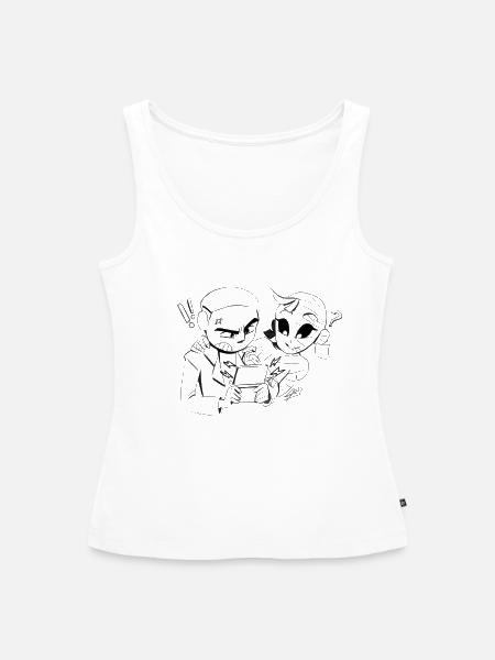 SPIELE!! - Frauen Premium Organic Tank Top - Weiß