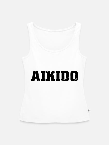 Aikido - Frauen Premium Organic Tank Top - Weiß
