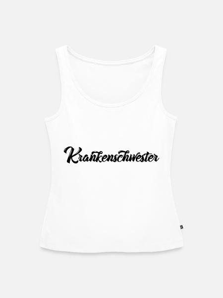 Krankenschwester - Frauen Premium Organic Tank Top - Weiß