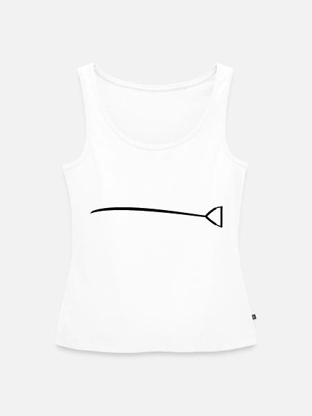 rope_2 - Frauen Premium Organic Tank Top - Weiß