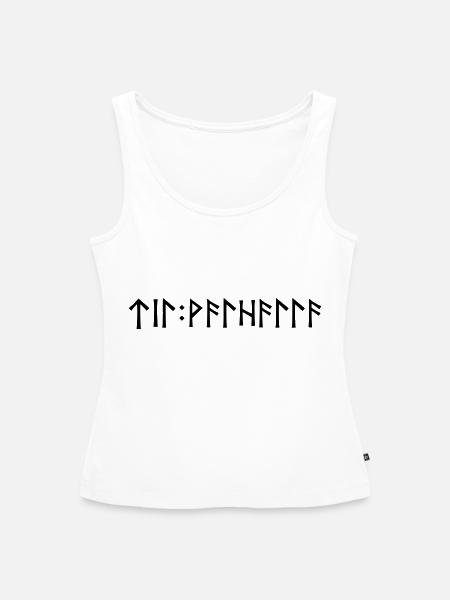Til Valhalla - Frauen Premium Organic Tank Top - Weiß