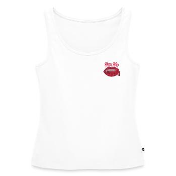 Sexy Groovy Halloween Design - de vampire - Débardeur bio Premium Femme - blanc - Devant - AI Model Female 172 light (172cm)