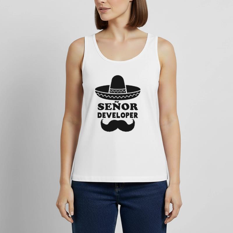 Señor Developer for Programming & Senior Developer Women’s Premium Organic Tank top