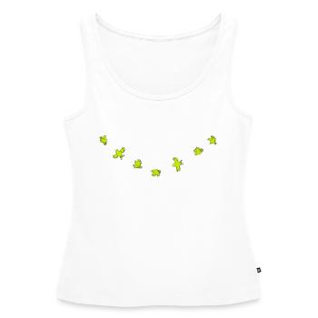 Birdies - Frauen Premium Organic Tank Top - Weiß - Vorne - AI Model Female 172 light (172cm)