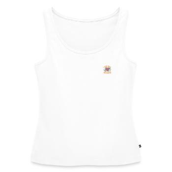 Lieblingstrainerin Dankeschön Lustige Fitness - Frauen Premium Organic Tank Top - Weiß - Vorne - AI Model Female 172 light (172cm)