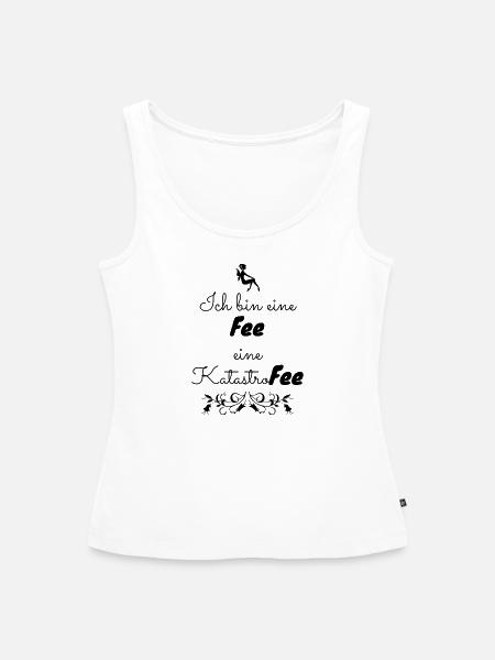 Lustige Sprüche - Frauen Premium Organic Tank Top - Weiß