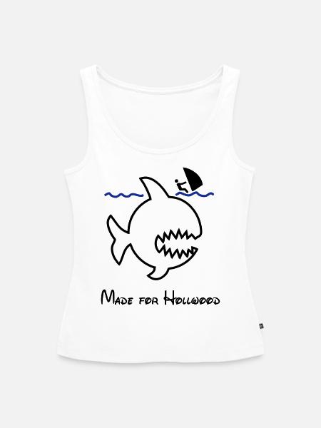 Hollywood - Frauen Premium Organic Tank Top - Weiß