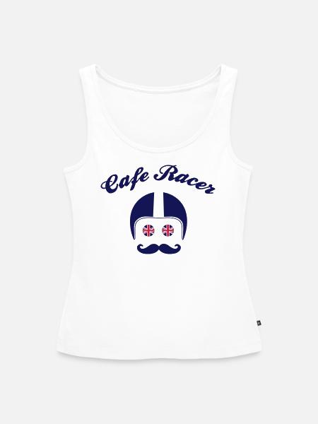 Cafe Racer Gentlemen - Frauen Premium Organic Tank Top - Weiß
