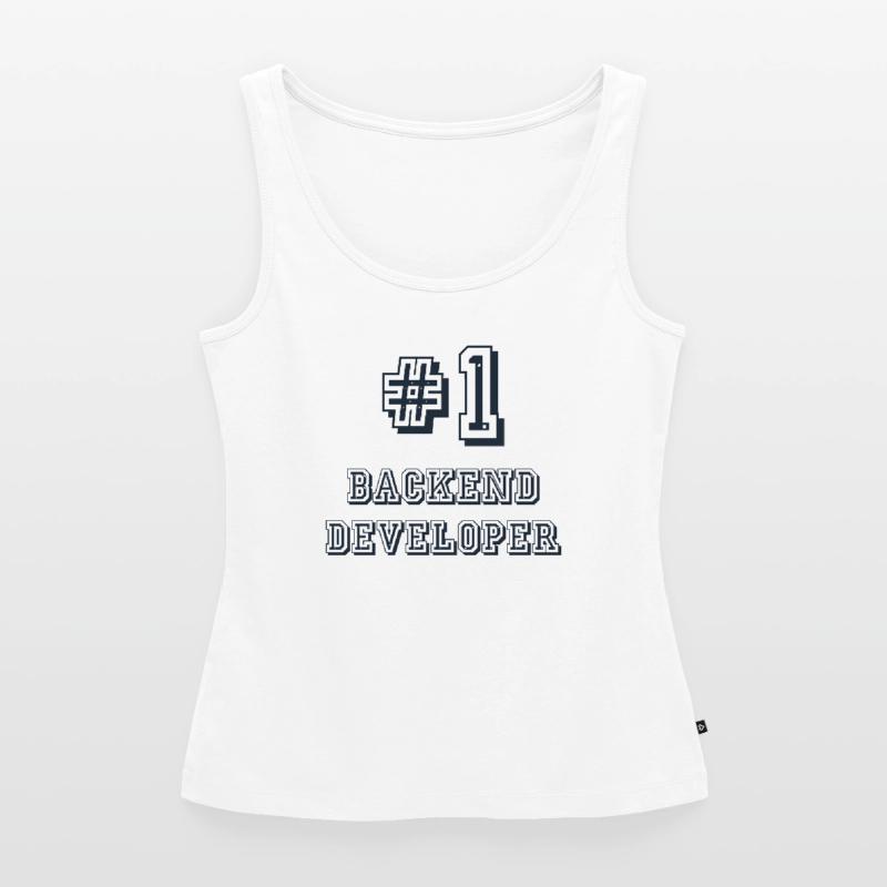 #1 Backend Developer Coder Programmer Débardeur bio Premium Femme