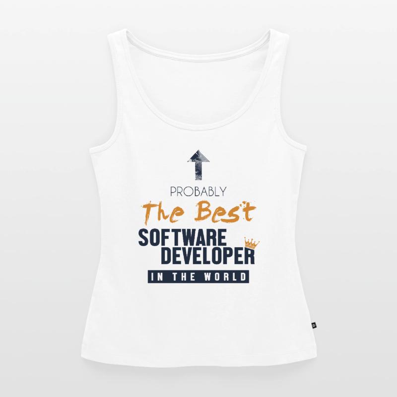 Best Software Developer World Full Stack Software Women’s Premium Organic Tank top
