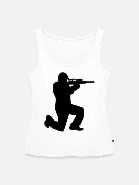 Airsoft - Frauen Premium Organic Tank Top - Weiß