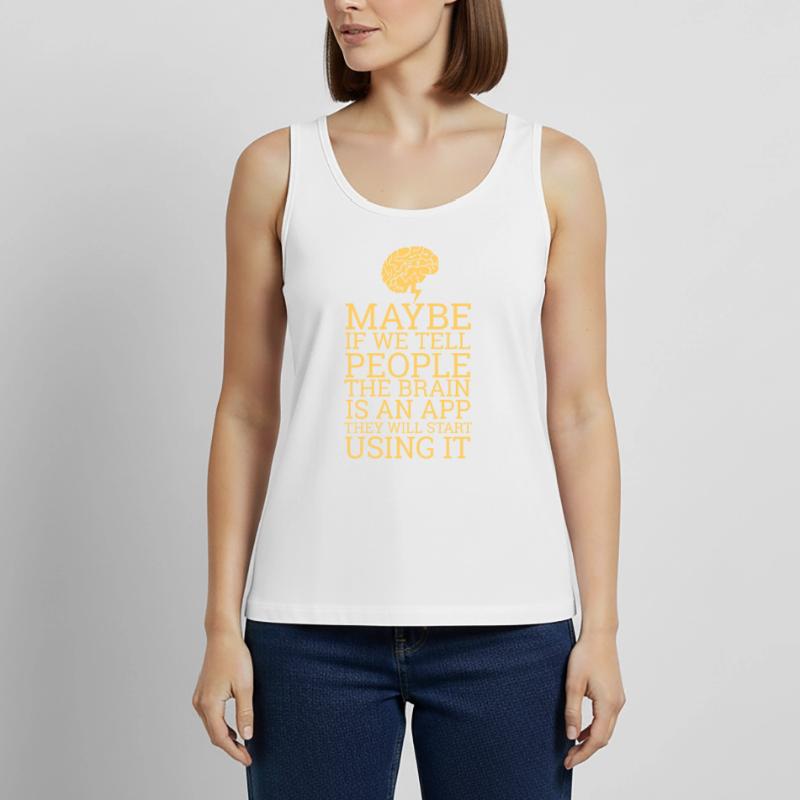 "Brain App" | Computer, Computer Science, Programming Women’s Premium Organic Tank top