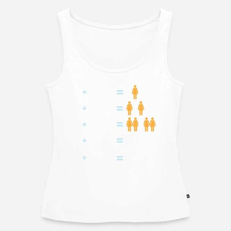 Codage du programmeur Java C Python Php - Débardeur bio Premium Femme - blanc