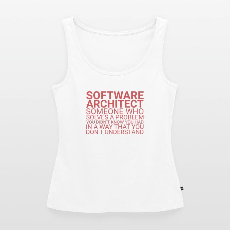 "Software Architect Problem | Software Architecture" Women’s Premium Organic Tank top