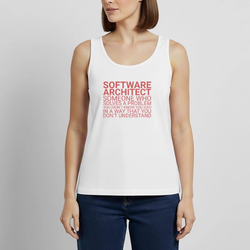 "Software Architect Problem | Software Architecture" Women’s Premium Organic Tank top