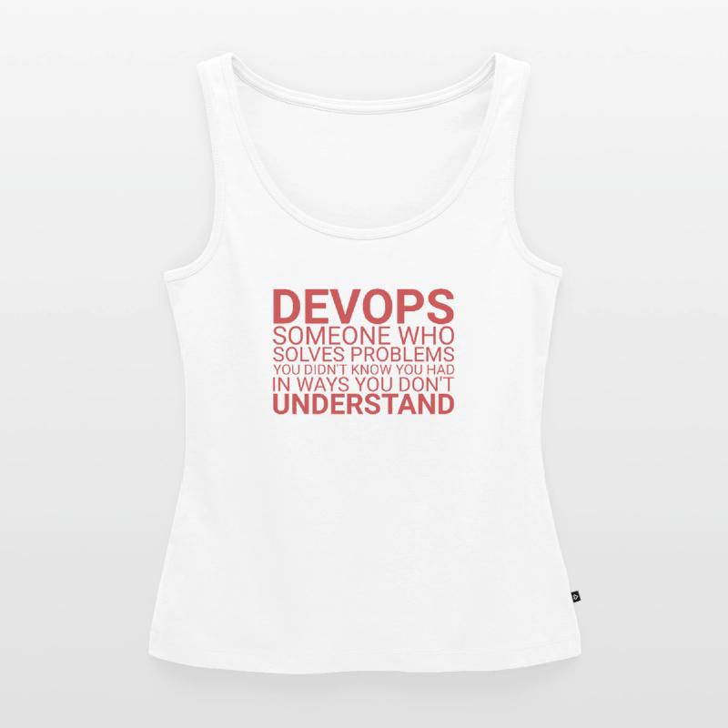 "DevOps Problem | Software Development" Women’s Premium Organic Tank top