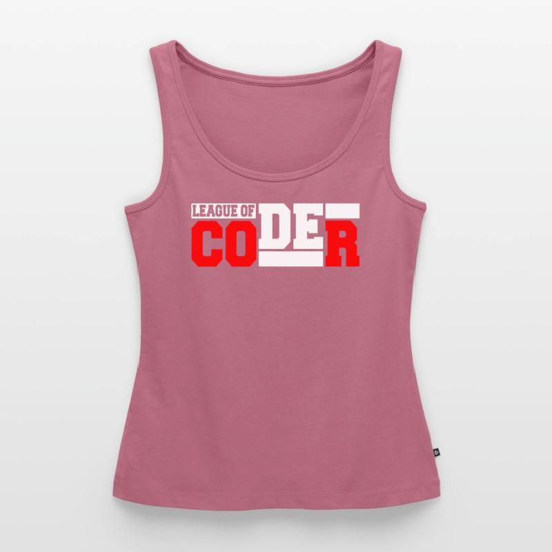Entwickler Coder Programmierer Fun Coding Frauen Premium Organic Tank Top